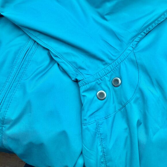Peter Millar Full Zip Windbreaker Jacket XL Teal Blue Lightweight NEW - Picture 10 of 14